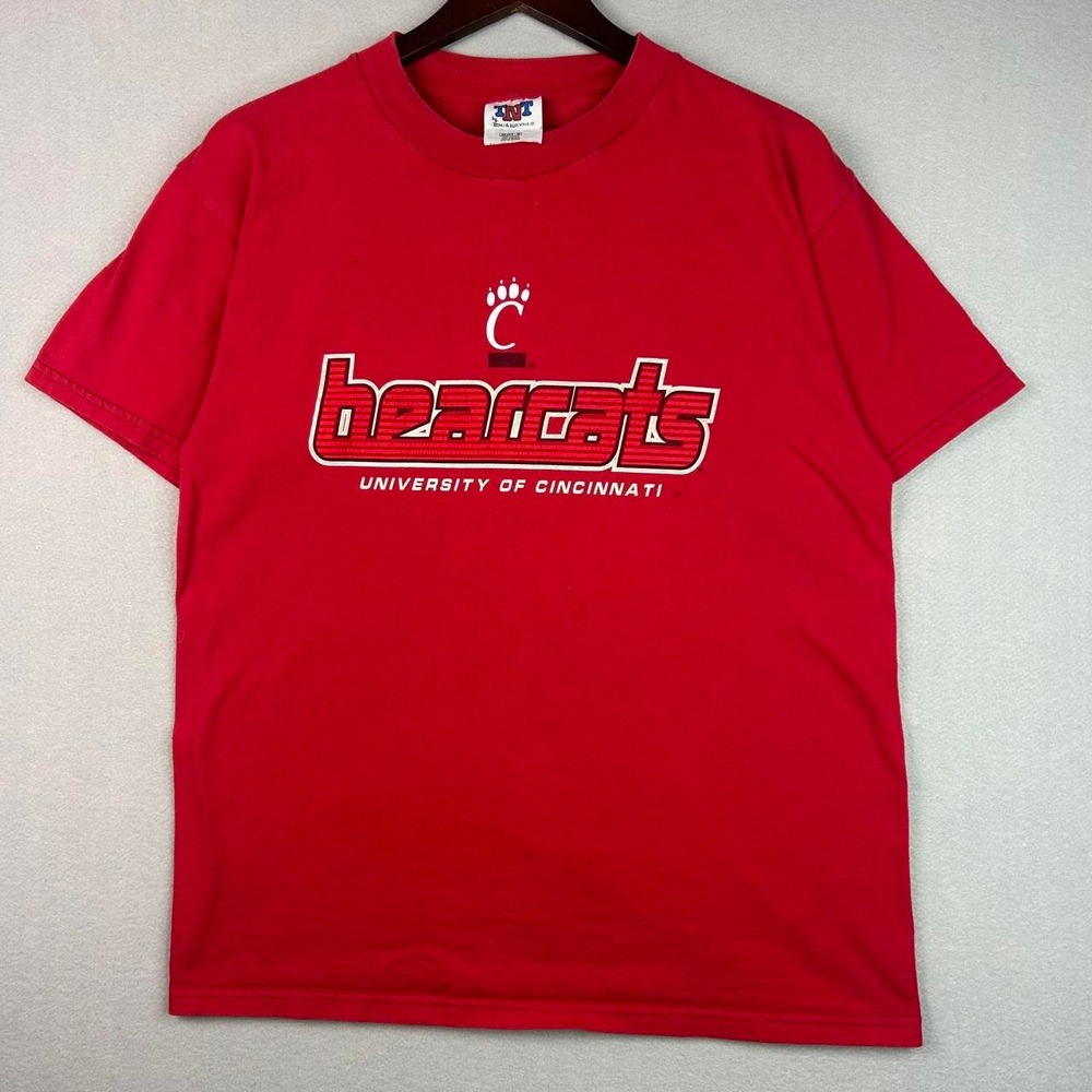 2000s Cincinnati Bearcats Red Collegiate Cotton T-Shirt M